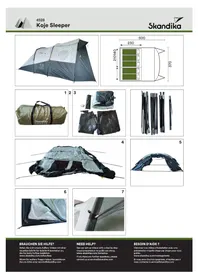 Notice Skandika KOJE SLEEPER Tente