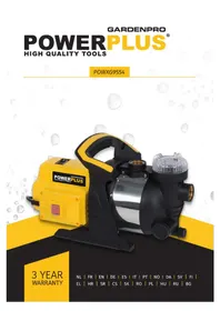 Notice PowerPlus POWXG9554 Pompă