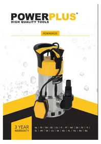 Notice PowerPlus POWXG9535 Pompă