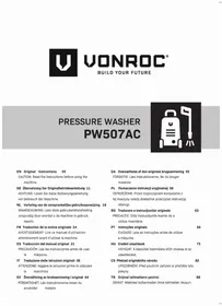 Notice Vonroc PW507AC Nettoyeur haute pressio