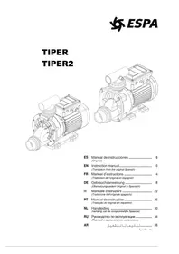 Notice ESPA TIPER 2 Pompe