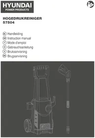 Notice HYUNDAI 57504 Nettoyeur haute pressio