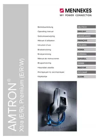 Notice Mennekes AMTRON PREMIUM E 22 C2 Chargeur de piles