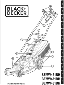Notice BLACK & DECKER BEMW481BH Plæneklipper
