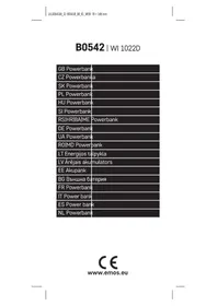 Notice Emos B0542B Портативний акумулятор