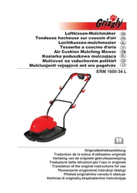 Notice Grizzly ERM 160034 L Tondeuse à gazon
