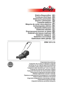 Notice Grizzly ERM 12312 G Tondeuse à gazon