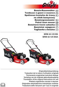 Notice Grizzly BRM 42125 BS Tondeuse à gazon