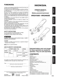 HRG466XB Honda