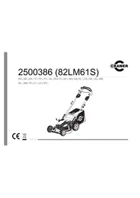 Notice Cramer 82LM61S Tondeuse à gazon
