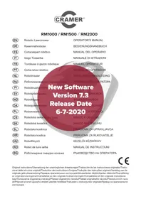 Notice Cramer RM1000 Tondeuse à gazon