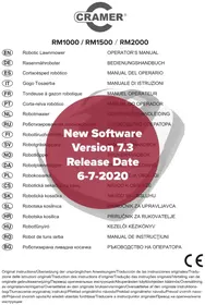 Notice Cramer RM1500 Tondeuse à gazon