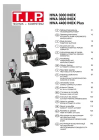 Notice T.I.P. HWA 4400 INOX PLUS Pompă