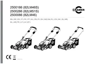 Notice Cramer 82LM46S Tondeuse à gazon