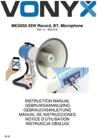 Notice Vonyx MEG055 Mégaphone