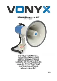 Notice Vonyx MEG060 Mégaphone