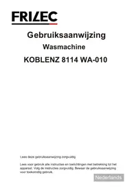 Notice Frilec KOBLENZ 8114 WA010 Machine à laver