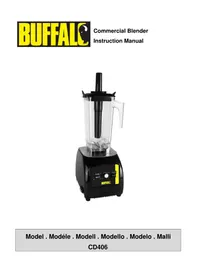 Notice BUFFALO CD406 Keukenmachine