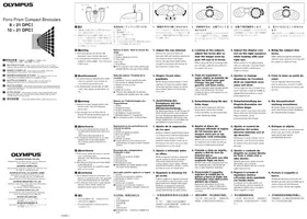 Notice OLYMPUS ROAMER 8X21 DPC I Jumelles