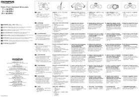 Notice OLYMPUS TROOPER 7X35 DPS I Jumelles