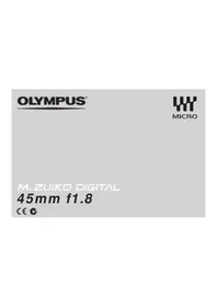 Notice OLYMPUS ED 45MM F1.8 Objectif