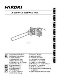 Notice HiKOKI CS40SB Fűrész