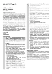 Notice BASETECH BSK100 Caméra vidéo