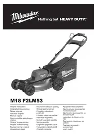 Notice MILWAUKEE M18 F2LM53 Gräsklippare