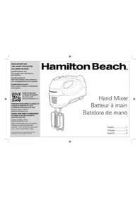 Notice HAMILTON BEACH 62646F Batteur électrique