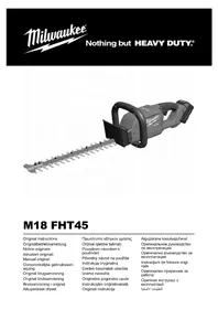 Notice MILWAUKEE M18 FHT45 Põõsasaagid