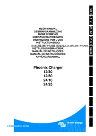 Notice VICTRON ENERGY PHOENIX CHARGER Batterieladegerät