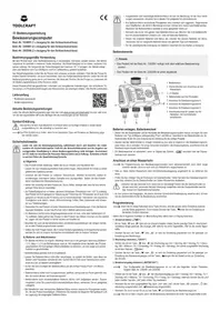 Notice Toolcraft EASY TRIO 2302366 Programmateur d'arrosage