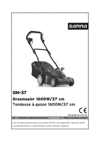 Notice Gamma GM37 Tondeuse à gazon