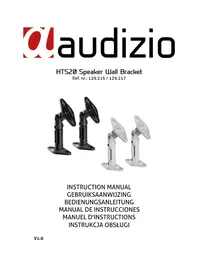 Notice Audizio HTS20 Speaker stands