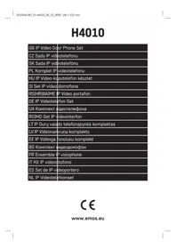 Notice Emos H4010 Interphone