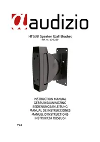 Notice Audizio HTS30 Support des enceintes