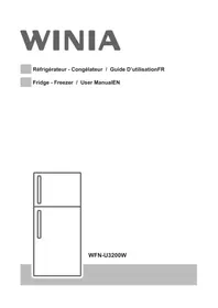 Notice WINIA WFNU3200X Réfrigérateur