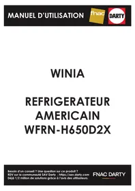 Notice WINIA WFRNH650D2X Réfrigérateur