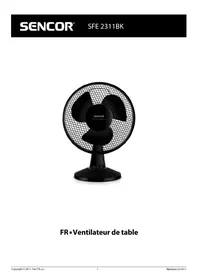 Notice SENCOR SFE 2311BK Ventilateur