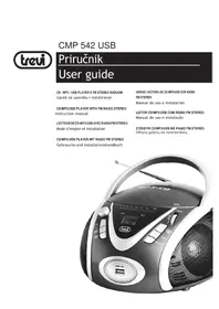 Notice Trevi CMP 542 USB Cd player/recorder