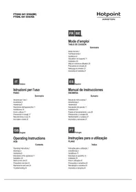 Notice HOTPOINT FTGHG 641 D H BK Cuisinière