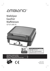 Notice Ambiano GTSFLWE01 Waffeleisen