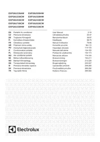 Notice ELECTROLUX EXP35U539CW Ilmastointilaite