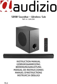 Notice Audizio SB90 Speaker
