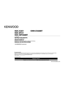 Notice KENWOOD KDCBT268U Receptor de audio y vídeo