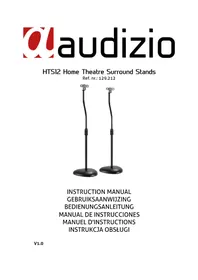Notice Audizio HTS12 Support des enceintes