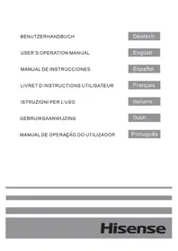 Notice HISENSE FF176F20W Freezer