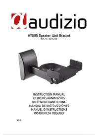 Notice Audizio HTS35 Support des enceintes