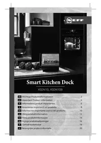 Notice NEFF XSDN10B Appareil de cuisine connecté