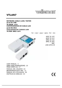 Notice VELLEMAN VTLAN7 Messgeräte